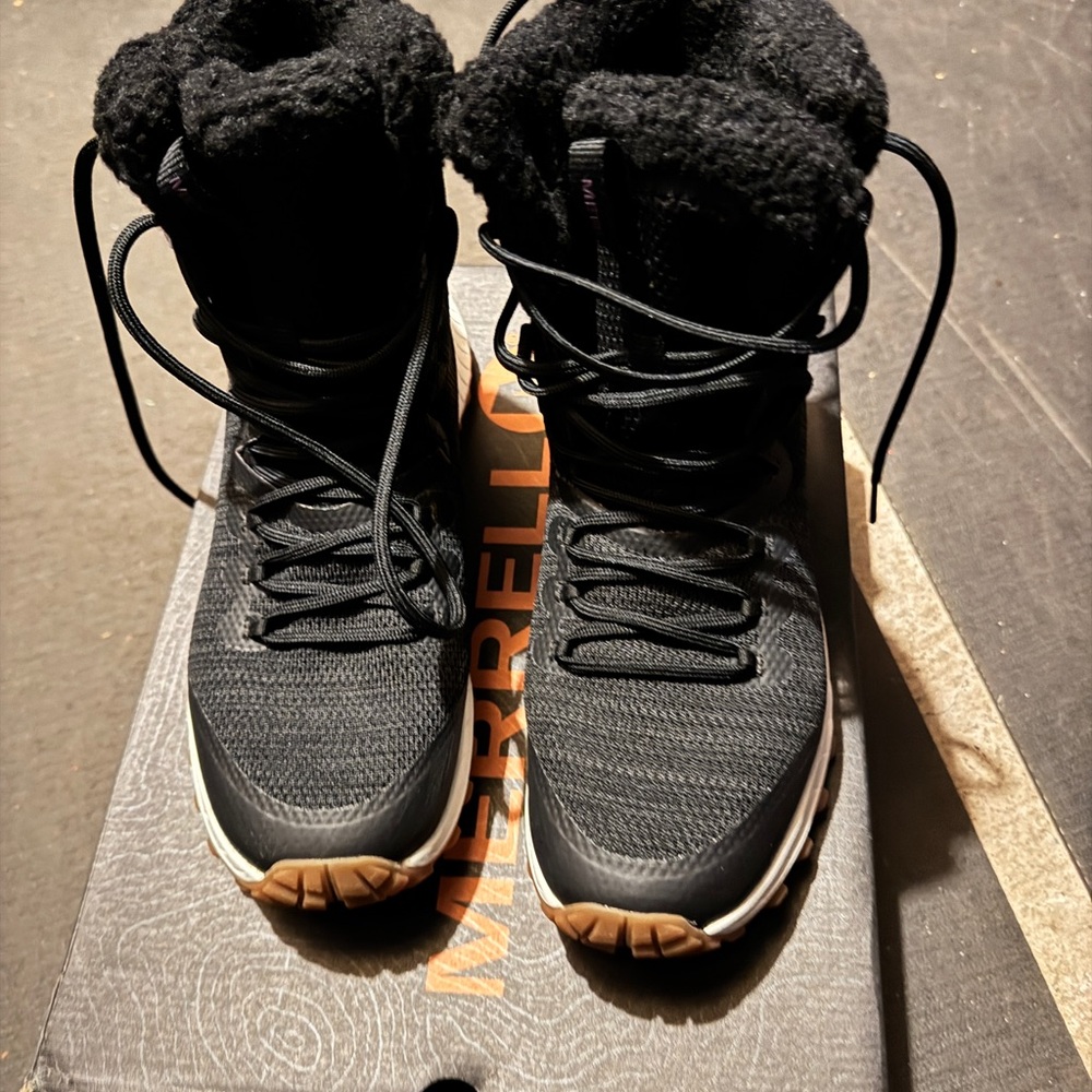 Merrell Black and Brown Winter Boots